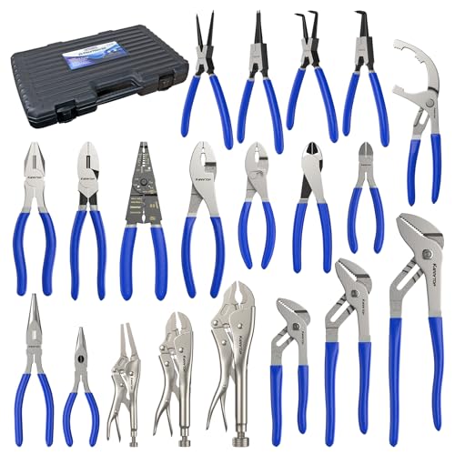 20-Piece Pliers Set with Black Carry Case