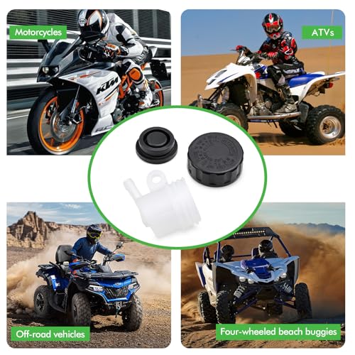 Mikako Brake Fluid Reservoir, Motorcycle Rear Master Cylinder Clutch Tank