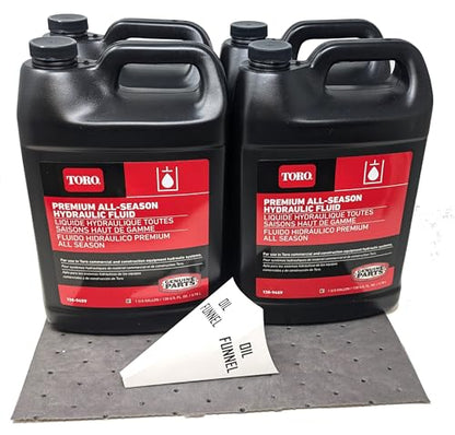 Toro Gallon(4 Pack) 138-9459 Premium All Season Hydraulic Fluid
