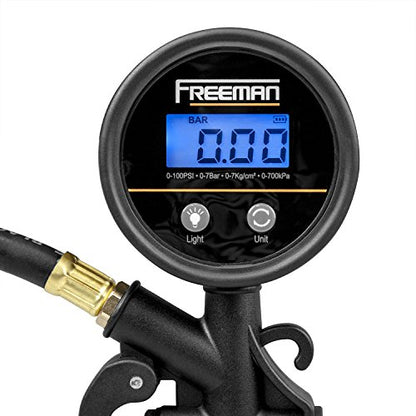 Freeman Digital Tire Inflator with LCD Pressure Gauge | FS1DTI