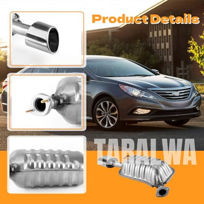 Direct Fit Exhaust Muffler For 2011-14 Hyunda Sonata 2.0T Left,HS08 - size: 2011-2014 SONATA 2.0L/2.4L