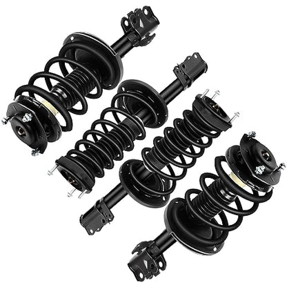 ECCPP 4PCS Struts Coil Spring for Lexus ES350 2007-2009 Front and Rear - size: Front and Rear Complete Struts