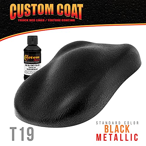 Custom Coat 3 Ounce, Black Metallic, Bed Liner Tint Concentrate - color: Black Metallic, size: 3-Ounce (Pack of 1)