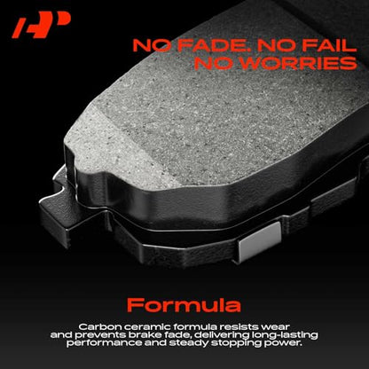 A-Premium Rear Ceramic Brake Pads Compatible with Toyota & Lexus - style: Rear - P1391