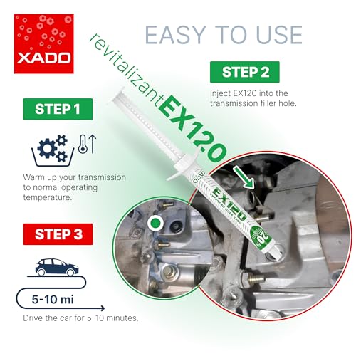 XADO EX120 Manual Transmission Fix - Treatment for Stick Shift Gearboxes, Transfer Cases & Differentials | Friction Modifier Additive - Repairs Sticking, Shudder and Slipping - size: Manual