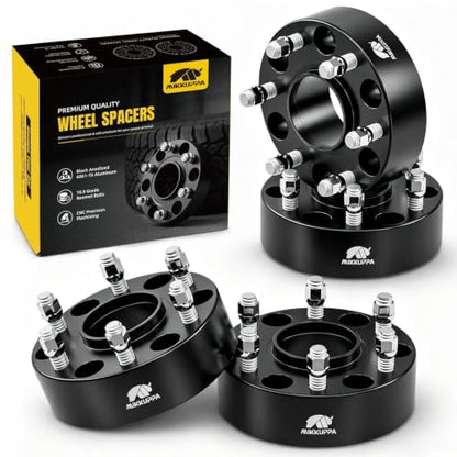 MIKKUPPA 2 Inch 6x5.5 Wheel Spacers for Chevy Silverado GMC Sierra, 4PCS - size: 2"-6x5.5-Hub Bore 3.07"