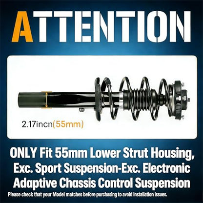 ILONPA (4) Front Struts & Sway Bar Links for 2006-2017 Volkswagen Jetta