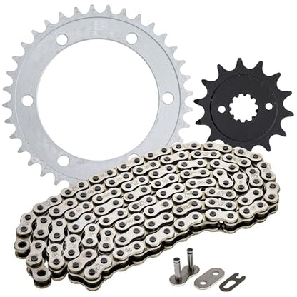 NICHE Drive Sprocket Chain Combo for Honda CBR300R CB300F CBR300RA Front 14 Rear 36 Tooth 520NZ Standard 120 Links - size: Standard Chain