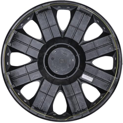 15" Wheel Covers Hubcaps, 15inch Wheel Hub Caps OEM Rim Protectors - color: 5056-Black Lacquer-15