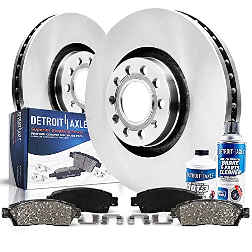 Detroit Axle - Front 6pc Brake Kit for Audi Q3 Quattro Volkswagen Passat - size: 6PR42386/kit