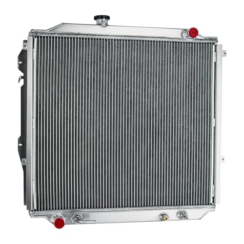 4 Row Radiator for Toyota 4Runner 2.7L 3.4L L4 4 Cylinder V6 Gas AT 1996-2002 Aluminum Radiator Replacement 4 Rows Radiators - size: 4 Row Radiator+CNC 1.3Bar Cap
