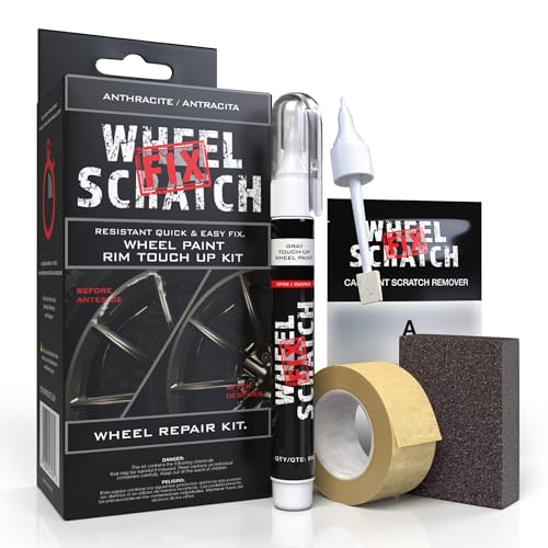 Wheel Scratch Fix® Anthracite Rim Touch Up Paint Wheel Scratch Repair Kit - color: Gray - Anthracite - Kit