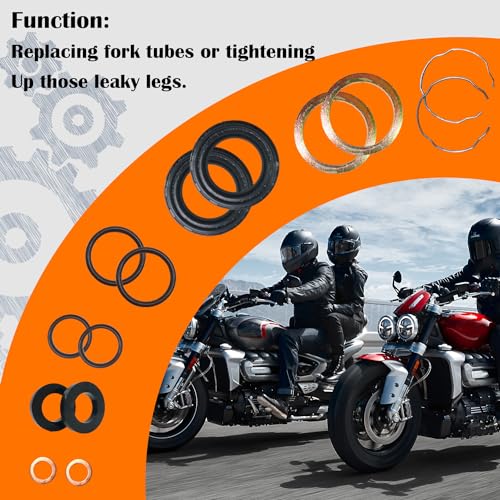 41mm Front Fork Seal Kit for Harley Road King Street Glide FLHR FLHX