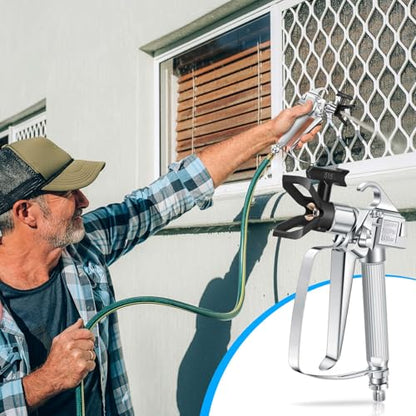 Threlaco 3 Sets 3600PSI Airless Paint Spray Gun with 513/515/519 Tips