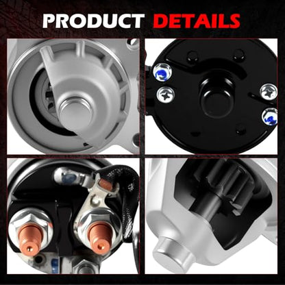 Starter 3267 Fit for F-Series Pickups 1997-1998 for E-Series 1997-2013 4.6L 5.4L, for Crown-Victoria for Grand Marquis 1992-2011 4.6L，for Mustang/Expedition/Navigator Engine Start Motor