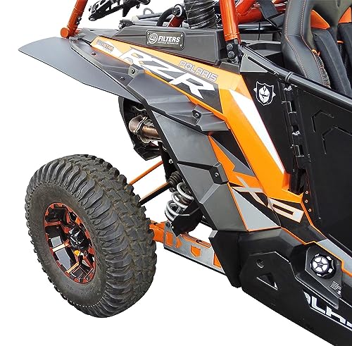 MudBusters Race-Lite Fender Flares for 2019-2023 Polaris RZR XP 1000 and XP Turbo (64inch 2 & 4 Seat) - size: Race-Lite