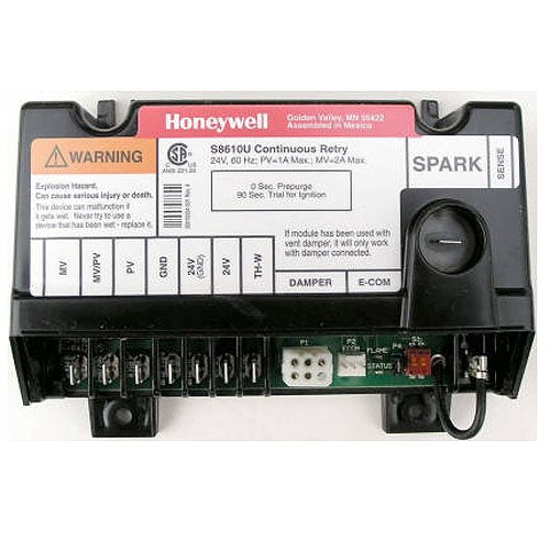Replacement for Honeywell Furnace Integrated Pilot Module Ignition Control Circuit Board S8600M 1013