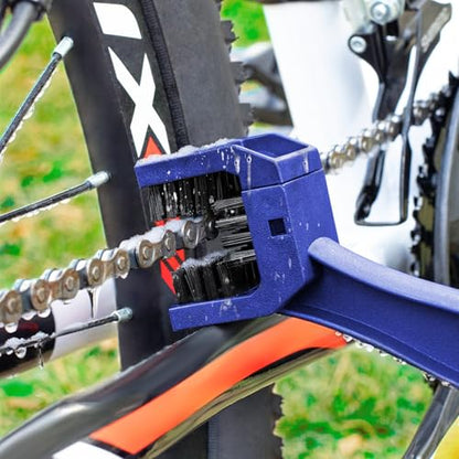 Bike Chain Cleaning Kit with Bicycle Chain Degreaser,Wet Lube,Chain Brush
