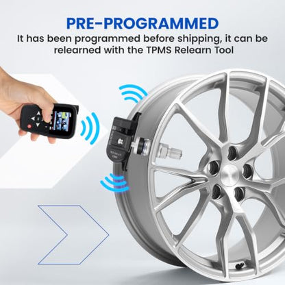 315Mhz TPMS Sensor 42753TK4A01 Pre-Programmed Tire Pressure Sensor 4PCS - size: 42753-TK4-A01