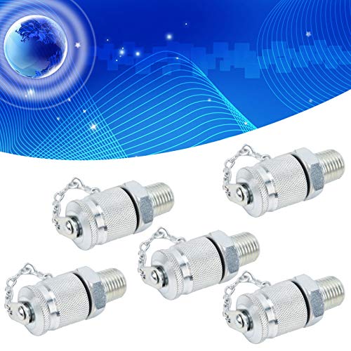 Hydraulic Test Coupling Adapter Kit High Pressure with Sealing Thread for Hose Fitting Oil Measuring Tool(NPT1/4) - size: NPT1/4