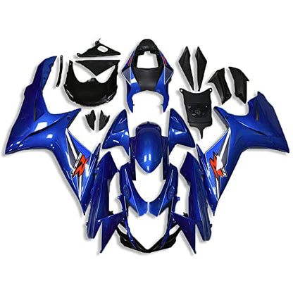 YTL Blue Full Fairing Fit for Suzuki 2011-2026 GSXR 600/750 - color: 014 Blue
