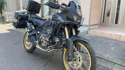 MRSXXNTY 【2 Pcs】 Motorcycle Crash Bar Bag 4L Bumper/Anti-Fall Bar Luggage Bag Motorcycle Frame Bag Side Bag Waterproof Wear-Resistant and Durable Comes With Shoulder Strap Black (Black 2Pcs) - color: Black 2Pcs