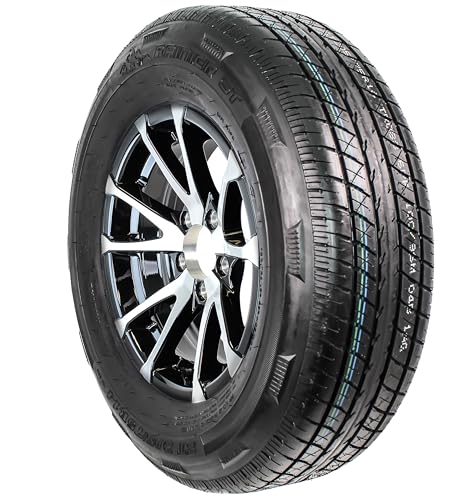 eCustomrim Radial Trailer Tire Rim Assembly ST205/75R14 14 Inch Aluminum