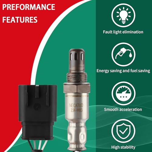 234-4483 O2 Oxygen Sensor Downstream 1PC for Fiat 500 1.4L - size: 234-4483