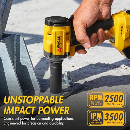 Wagan EL4500 OneVolt Cordless 21V 3-in-1 Power Tool 1/2 Inch Impact Wrench - size: EL4500 21V