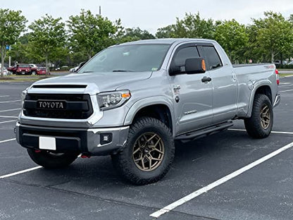 RockTrix RT105 18x9 Off-Road Wheels compatible with Toyota Tundra 2007-2021, Matte Bronze 5x150 Rims +12mm Offset for 33-35 Inch Tire Clearance, Fits Sequoia, Land Cruiser, And Fits Lexus LX570 - color: Matte Bronze, size: 18x9 +12mm offset