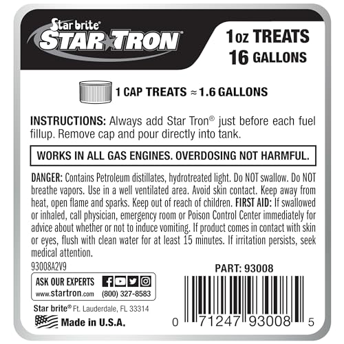 Star brite Star Tron Gasoline Additive (8 oz) - style: 8oz Standard Packaging