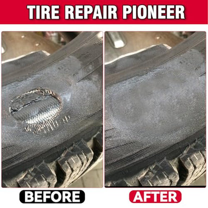 Chemical Vulcanizing Cement, Waterproof Tire Repair Glue 8.5 FL.Oz, Fast Drying Rubber Adhesive with Brush Top, Clear and Durable, Ideal for Car, Motorcycle, Bike - color: Transparent