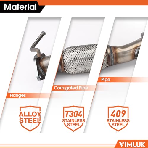 Exhaust Flex Pipe Direct Fit for 2011-2016 Hyundai Elantra 1.8L/GT/Coupe 2014-2016 Sport 2.0L Federal Emissions w/O2 Port OEM 286103X300(VK-52560) - size: 2011-2016 Hyundai Elantra / 2013 Elantra Coupe/GT