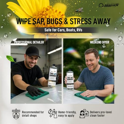 Nanoskin Tree Sap Remover for Paint, Glass & Trim Cleaning, 32 Oz