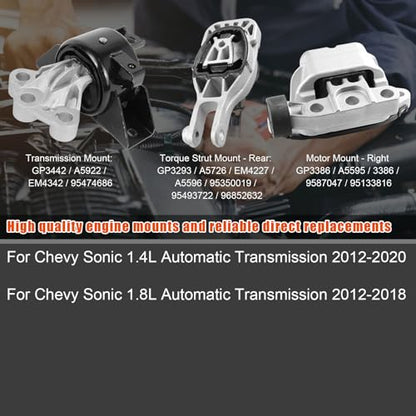 Engine Mount For Chevy Sonic 1.4L 2012-2020 - size: 2012-2020 Sonic 1.4L