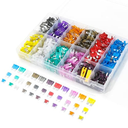 1332 Pcs Car Fuse Assortment Kit with Puller for Automotive, Car, Rv, Truck