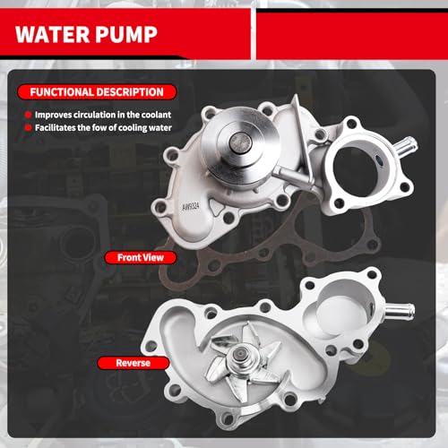 Timing Belt Kit with Water Pump Replacement for: TKT-025 - size: 1995-2004 Tacoma
