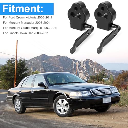4PCS Exhaust Muffler Rubber Isolator Hanger with Support Bracket Kit
