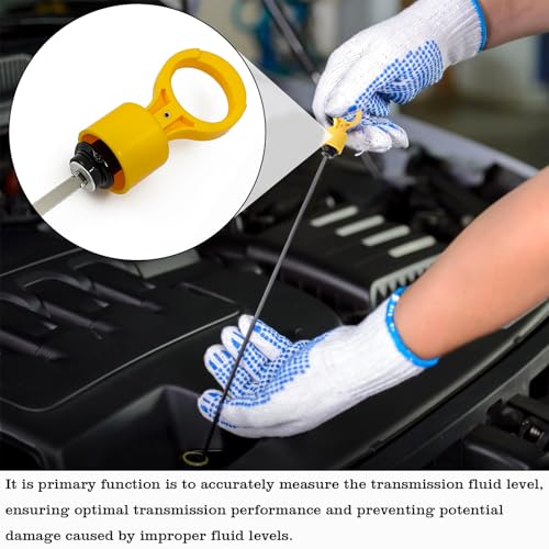 53034117AB Transmission Fluid Dipstick, Compatible with Dodge Ram 2500 3500 6.7L 68RFE 2007-2022, Transmission Fluid Level Indicator, Replace 53034117AA - size: 53034117AB