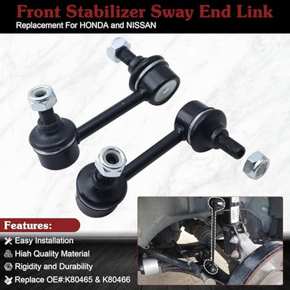 2* K80465 K80466 Rear Sway Bar Link - Restore Rear Stability - color: 1*K80465 1*K80466, size: Sway Bar Link