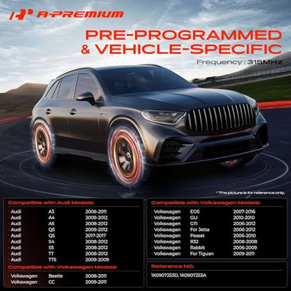 A-Premium 315MHz Pre-programmed TPMS Sensor Tire Pressure Monitoring Sensor