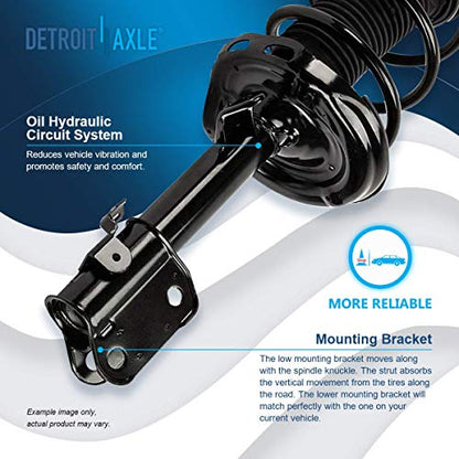 Detroit Axle - Front Struts Lower Control Arms for 2006-2014 - size: 4CQ1201324/Big Kit