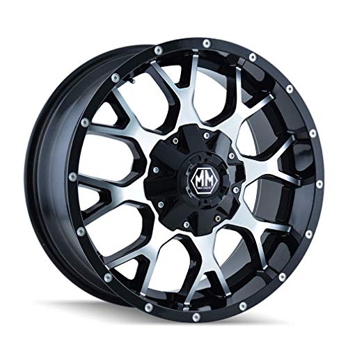 Mayhem Warrior 8015 Black Wheel with Machined Face (20x9"/10x150mm)