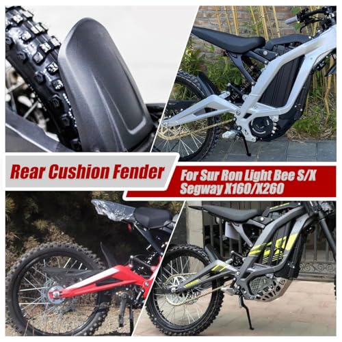Sur Ron Rear Shock Fender Absorbing Mudguards Protector for Light Bee/Sur-Ron/Surron X/Surron S / X160 / X260 Motorcycle Dirt Bike Black - style: Rear Shock Fender