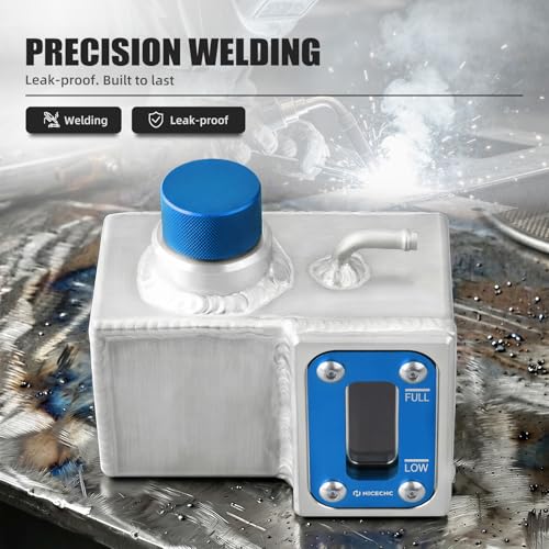 NICECNC Cooling Reservoir Expansion Tank Aluminum, Blue - color: Blue