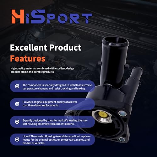 HiSport 902-5138 Engine Coolant Thermostat Housing Assembly