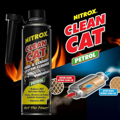 Nitrox Clean Cat Catalytic Converter Cleaner for Gasoline Engines, 17 fl oz - color: Gasoline, size: 17 Fl Oz (Pack of 1)
