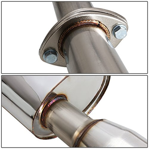 DNA MOTORING CBE-NM04V6-D Cat Back Exhaust System [Compatible with 04-08 Nissan Maxima] - color: Round