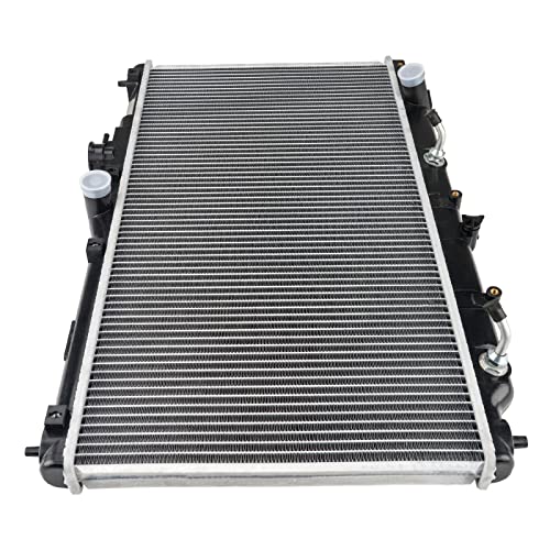 Torchbeam Car Aluminum Core Radiators Compatible with 1990-1993 Accord, 1992-1996 Prelude 2.2L Transmission Oil Cooler Included - size: CU19