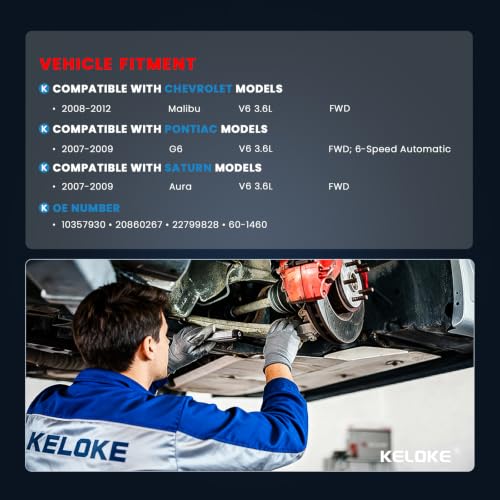 KELOKE CV Axle Shaft Assembly Compatible with Chevrolet & Saturn & Pontiac - size: Front Left Driver Side